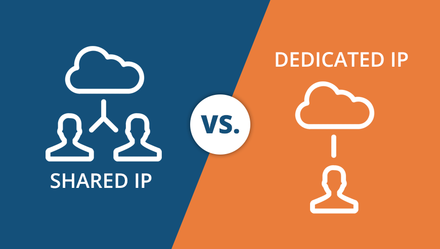 الفرق بين Dedicated IP و Shared IP ,
